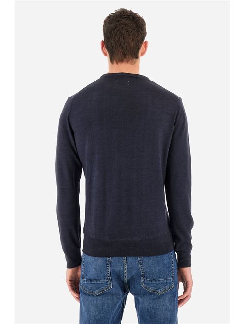 MAN SWEATER CREW NECK MERINOS LA MARTINA | WMS010-YW043/7017